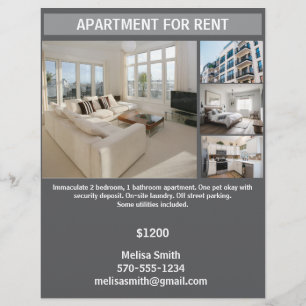  appartement te huur flyer