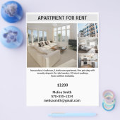  appartement te huur flyer (Enkel)
