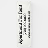 appartement voor huur 8 voet spandoek (Verticaal)