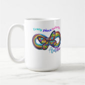 Appartenir à chaque gorgée – Mug Puzzle de l'autis (Gauche)