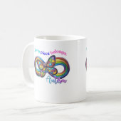 Appartenir à chaque gorgée – Mug Puzzle de l'autis (Devant gauche)