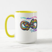 Appartenir à chaque gorgée – Mug Puzzle de l'autis (Gauche)