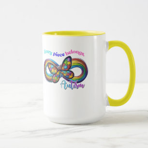 Appartenir à chaque gorgée – Mug Puzzle de l'autis
