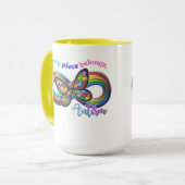 Appartenir à chaque gorgée – Mug Puzzle de l'autis (Devant gauche)