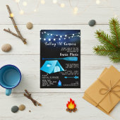 Appel à tous les Campers Blue Birthday Invitation