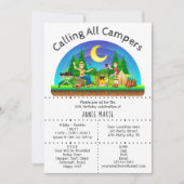 Appel à tous les campeurs : Camping Invitation d'a (Devant)