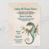 Appel à tous les pilotes Dragon Invitation d'anniv (Devant / Derrière)