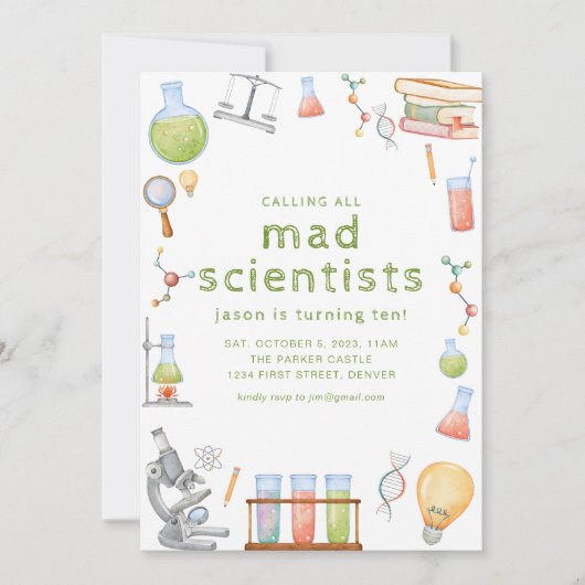 Appel à tous les scientifiques fous Invitation de (Devant)