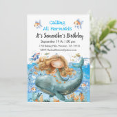 Appel à toutes les filles de sirènes Invitation d' (Debout devant)