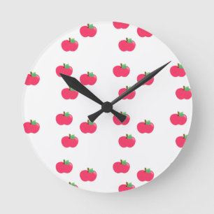 appel appels fruit voedsel wijnstok maatwerk perso ronde klok