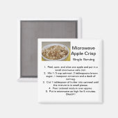 Appel Crisp Recept Magneet (Voorkant / Achterkant)