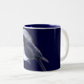 Appel Crow & Pleine lune Wildlife Lover Mug (Devant droit)