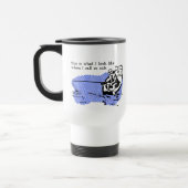 Appel Dans Sick Funny Pêche Mug Travail Humour Voy (Gauche)