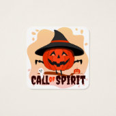 Appel de l'Esprit d'Halloween (Dos)