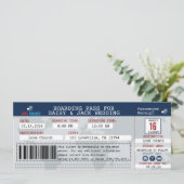 Appel de mariage de la carte d'embarquement Creati (Debout devant)