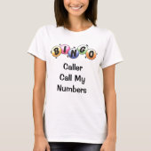 Appel de visiteur de T-shirt de BINGO-TEST mes (Devant)