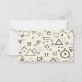 Appel des cartes de notes de langue coréenne (Devant)