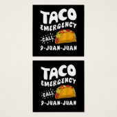 Appel d'urgence Taco 9 (Devant & derrière)