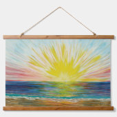 Appel huid lucht & Starburst Hangend Wandkleed (Voorkant 2)