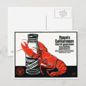  Appel Mayonnaise Advertisement Lobster Briefkaart (Voorkant / Achterkant)