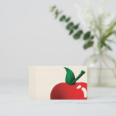 appel per dag visitekaartje (Staand voorkant)