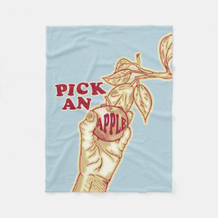Appel plukken boomgaard oogst fleece deken