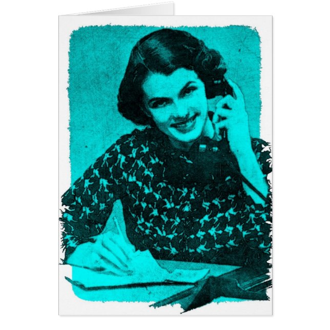 Appel téléphonique vintage (Devant)