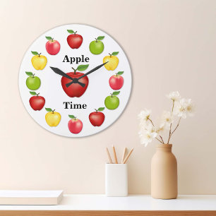 Appel Tijd, Delicious, Granny Smith, Roze Variant Grote Klok