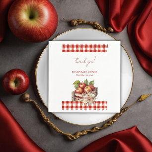 Appel van mijn oog Red Orchard Baby shower Servet