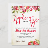 Appel van ons oog Baby shower, Herfst Baby shower Kaart (Voorkant)