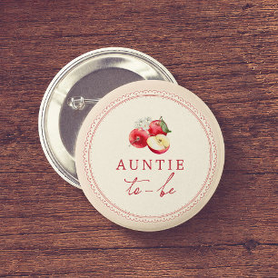 Appel Van Ons Oog Baby Shower Tante Aanstaande Ronde Button 5,7 Cm