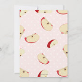 Appel van ons oog eerste verjaardag kaart (Achterkant)