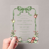 Appel van Ons Oog Groene Elegante Baby Shower