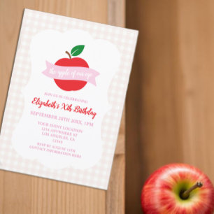 Appel Van Ons Oog Meisjes Verjaardag Kaart