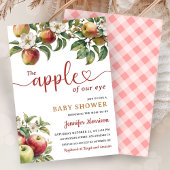Appel van onze Eye Baby shower Herfst Genderneutra Kaart