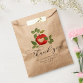 Appel van onze Eye Herfst Oogst Rustiek Baby showe Bedankzakje (Gezegeld)