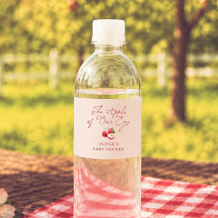 Appel Van Onze Ogen Baby Shower Waterfles Etiket