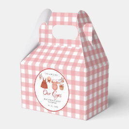 Appel van onze ogen Fruit Herfst baby shower dank  Bedankdoosjes