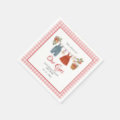 Appel van onze ogen Fruit Herfst baby shower dank  Servet (Hoek)