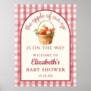 Appel Van Onze Ogen Neutraal Welkom Bord Baby Show Poster