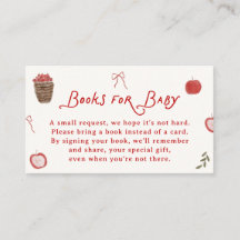 Appel van onze oog baby shower boeken voor baby