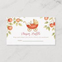 Appel van onze oog Baby Shower Luiers Raffle