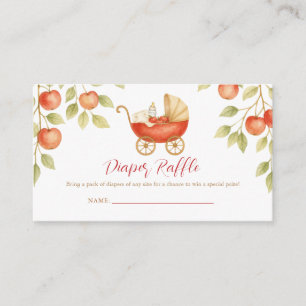 Appel van onze oog Baby Shower Luiers Raffle Informatiekaartje
