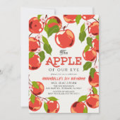 Appel van onze Oog Bloemen Meisje's 1e verjaardag Kaart (Voorkant)