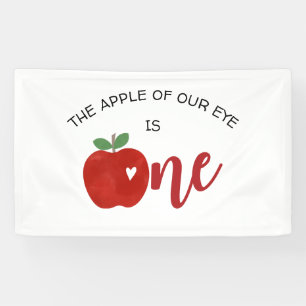 Appel van onze oog eerste verjaardag spandoek