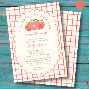 Appel van Onze Oog Herfst Whimsical Schattige Roze Kaart
