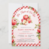 Appel van onze oog QR-code baby shower Kaart (Voorkant)