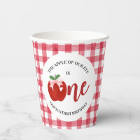 Appel van onze oog Roze strik verjaardag