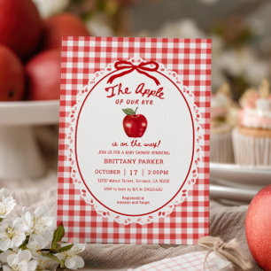 Appel van Onze Oog Val Apple Baby Shower Kaart