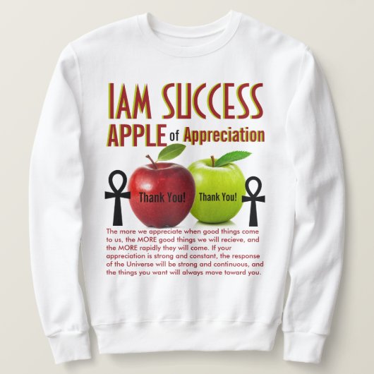 APPEL van waardering Trui (Design voorkant)